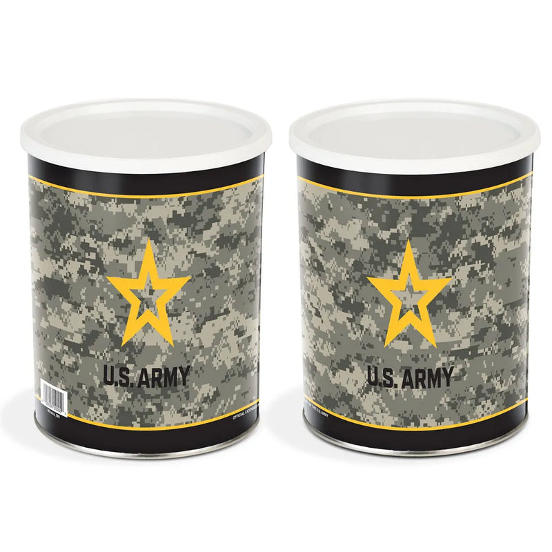 Army 1 Gallon Tin + Popcorn Selections