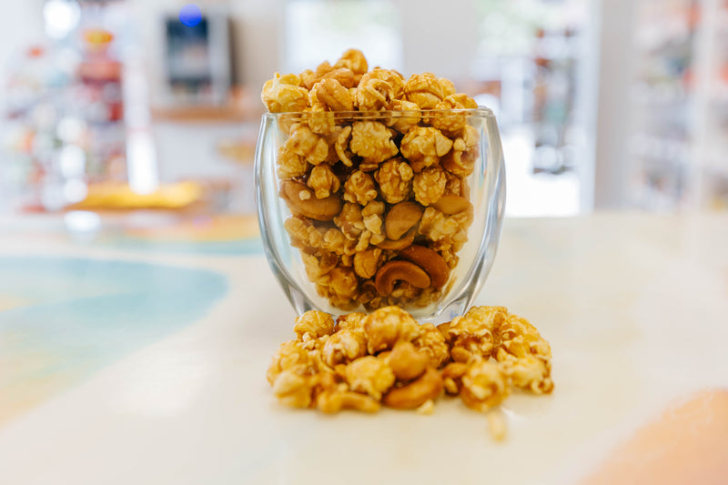 Caramel Cashew Popcorn