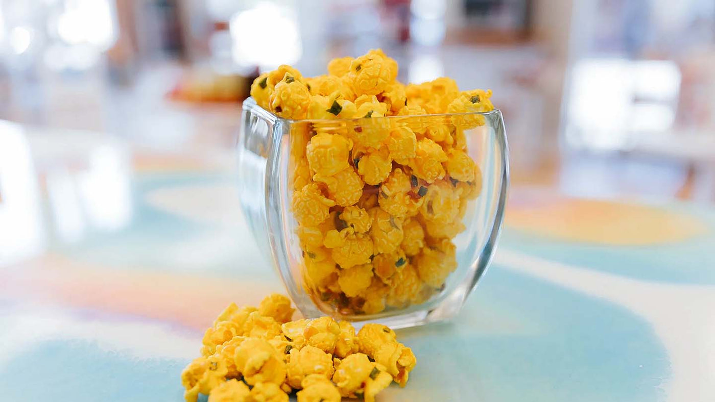 Cheesy and Savory Gourmet Popcorn