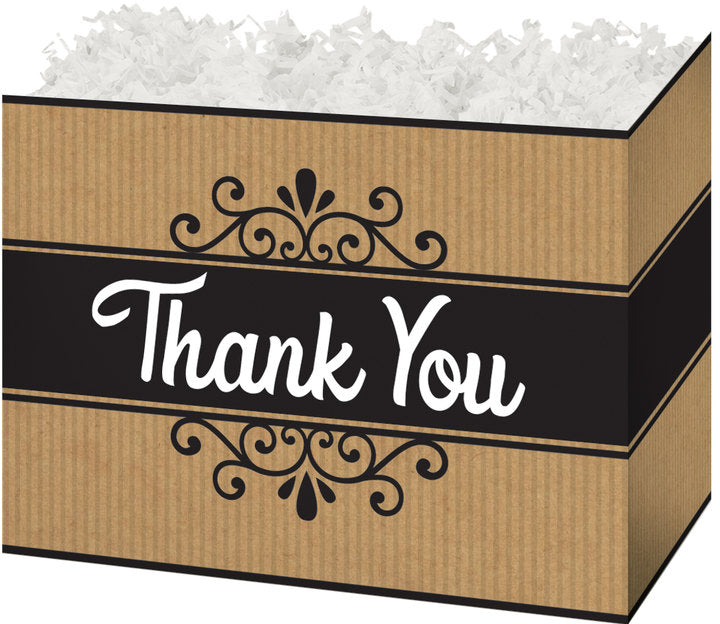 Thank You-Kraft Colored Gift Box – Pop Heaven