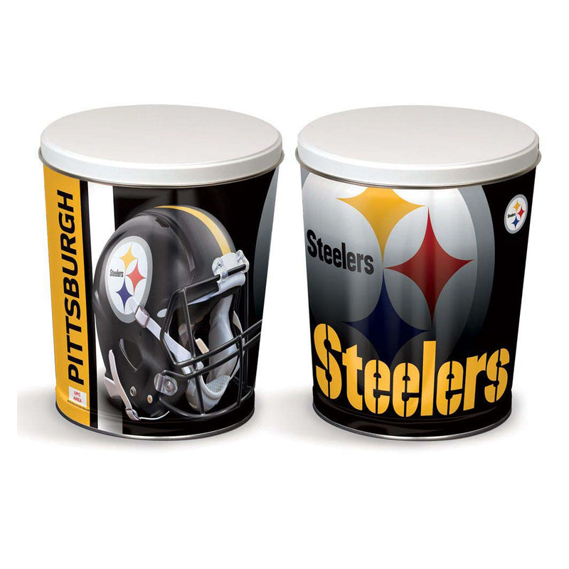 Pittsburgh Steelers 3 Gallon Tin + Popcorn Selections